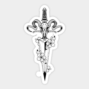 Ram Dagger Sticker